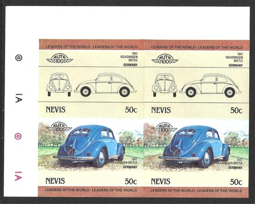 Nevis 50c automobiles - 50c,