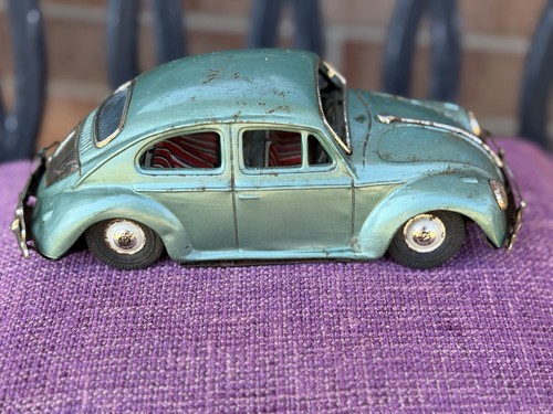 Vintage 1960 tin volkswagen - tin,