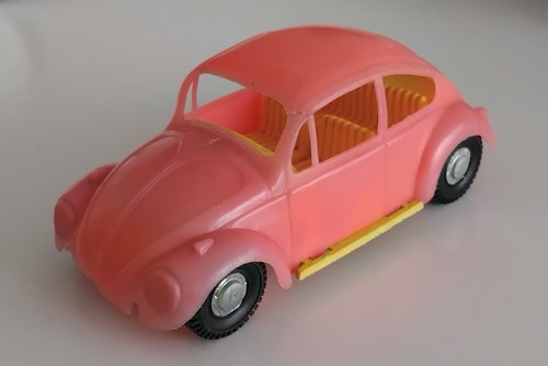 Vintage pink volkswagen - vw,