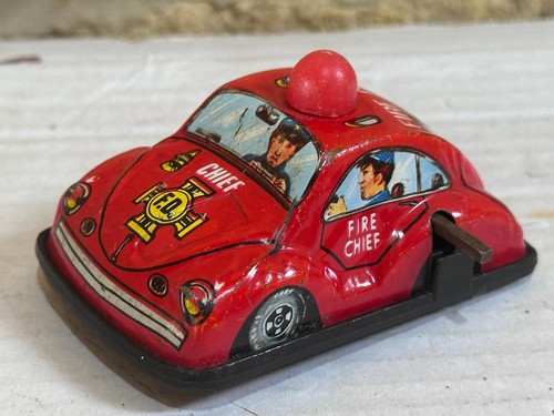 Vintage tinplate beetle - vintage, vw