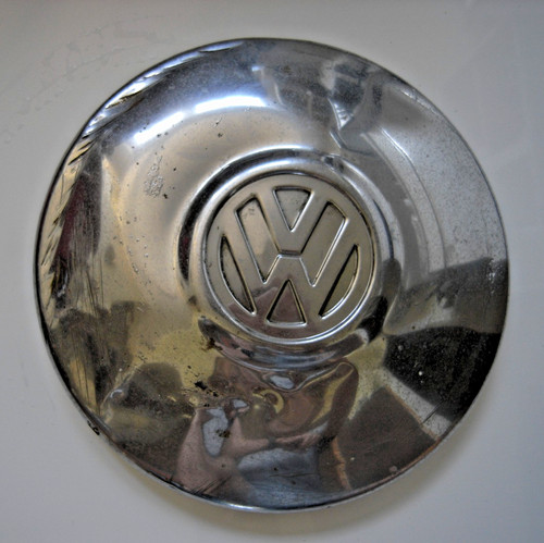 Hubcap vintage dented - hubcap,