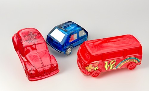 Vtg avon glass car - vtg,