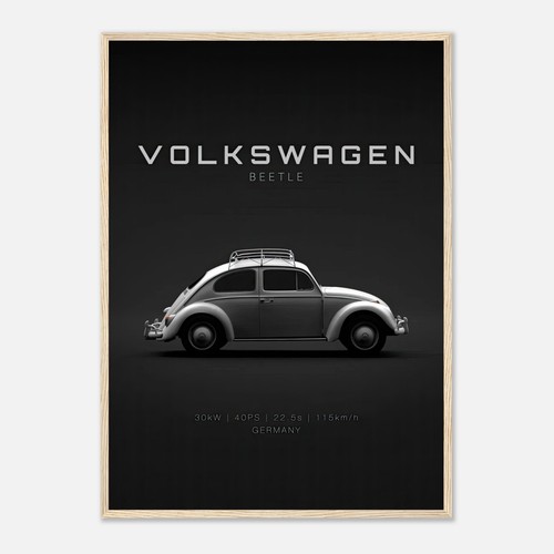 Volkswagen beetle poster - volkswagen,