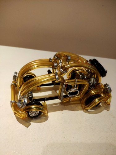 Vintage rare handmade yellow