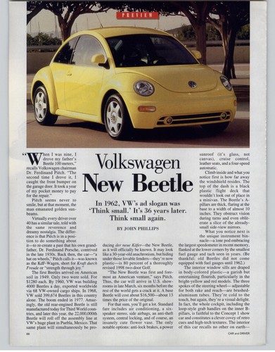 1998 vtg car - vtg, yellow
