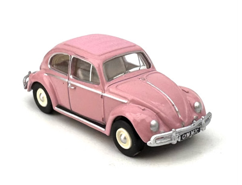 Pink vw beetle classic - 1:76,
