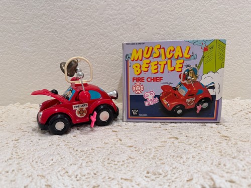 Vintage musical beetle fire - vintage,