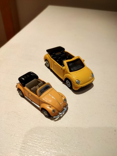 Vintage yellow diecast - vintage, vw