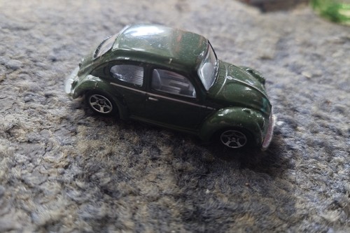 Vintage beetle green toy - vw,