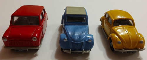 Corgi vintage models - of, blue